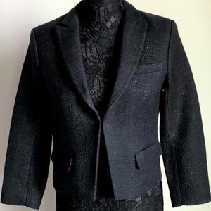 Theory - Black Tweed Blazer - Size 10 - EUC